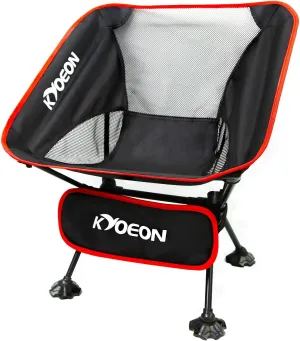 Portable Camping Chair, Back 2Packs, Ultralight Durable Foldable Chair for Outdoor Camp,Travel, Beach, Picnic, Garden, Sport Sturdy Frame, Comfortable Collapsible Lawn Chair, Supports 330Lbs