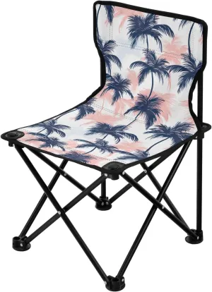 Portable Camping Chairs Palm Leaf Tropical Lightweight Folding Chair for Camping, Beach, Picnic, Travel and Sports with Carry Bag 20851204