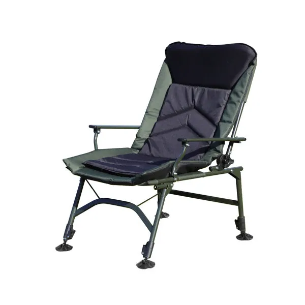Portable Camping Lounge Chair with Adjustable Backrest | Durable Stainless Steel Frame and 600D Fabric