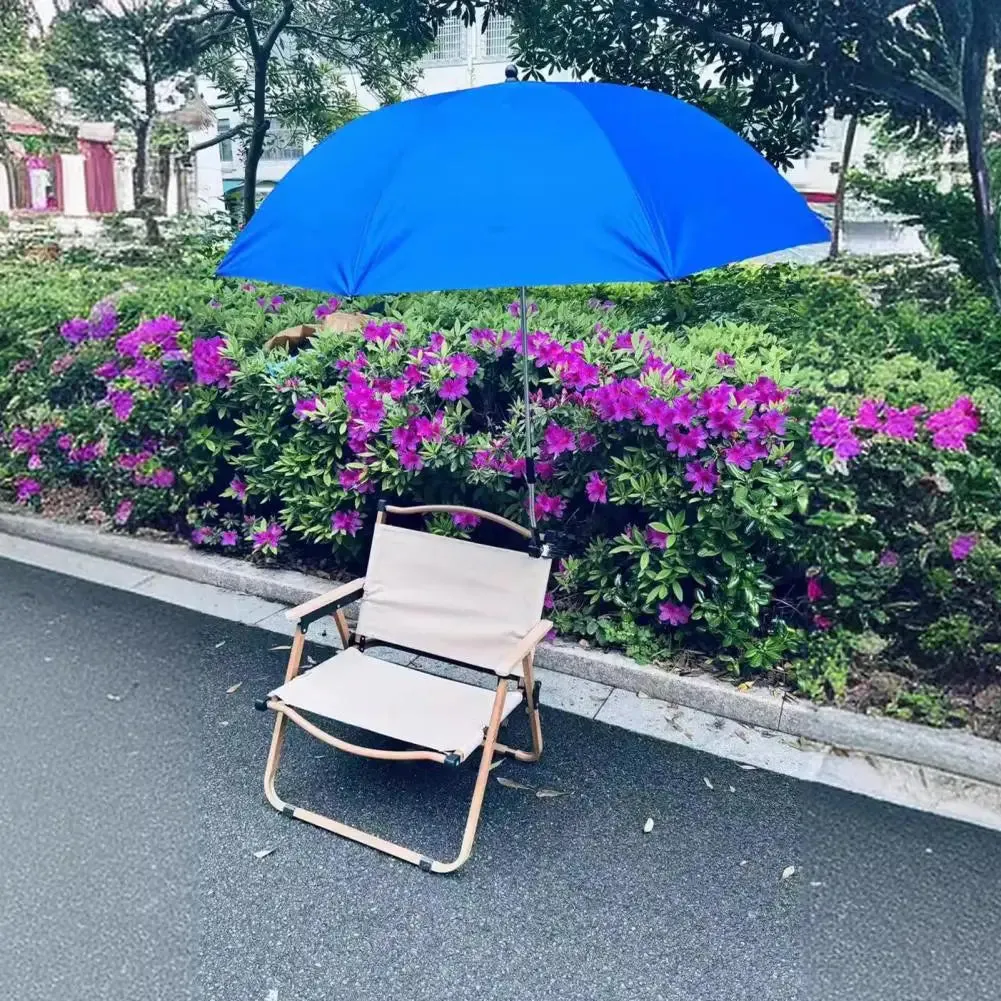 Portable Chair Umbrella with Clamp – UV Protection Waterproof Parasol for Outdoor Camping, Fishing, Patio, and Beach