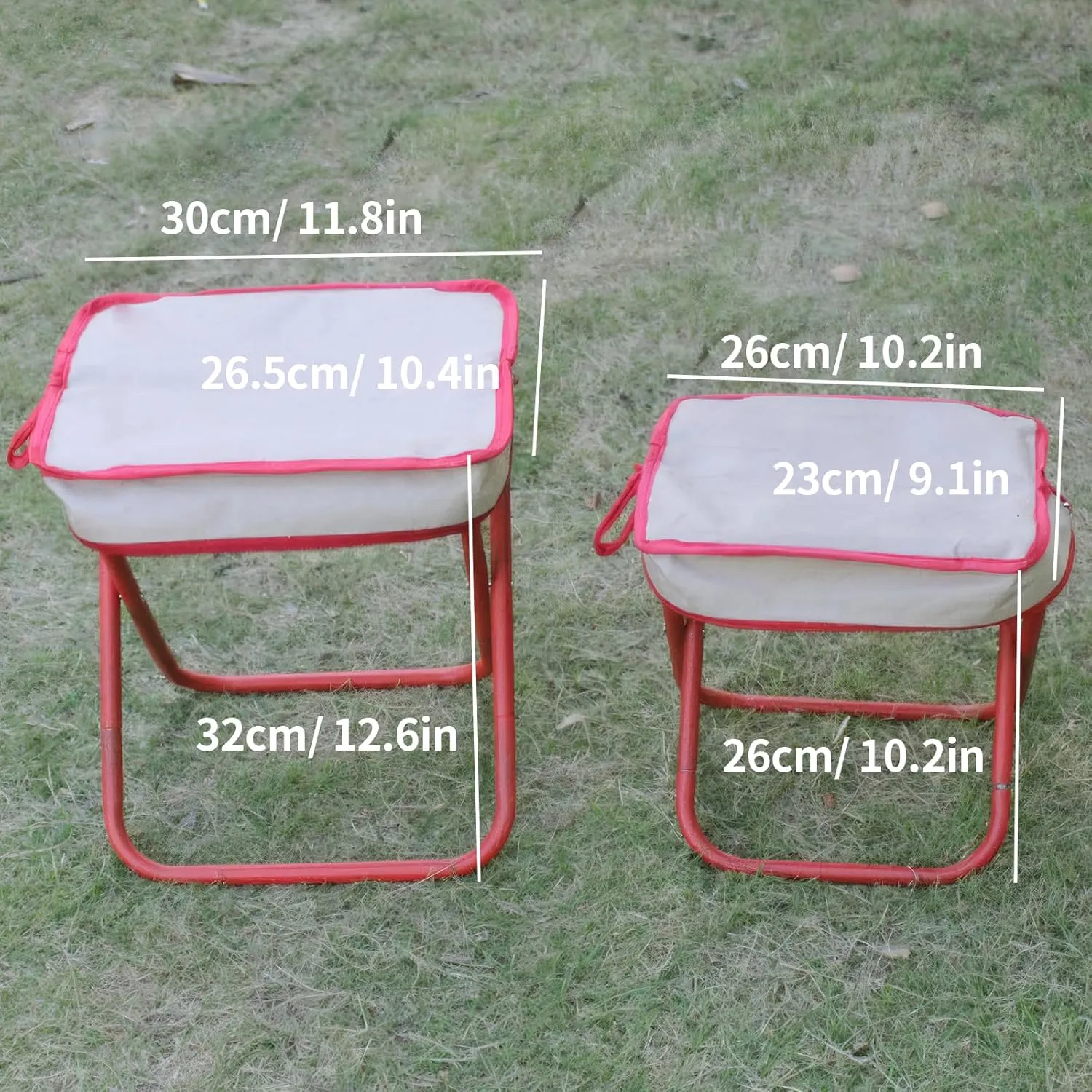 Portable Folding Camping Stool,Camping Stools for Adults,Travel Chair Slacker Chair for Camping,Portable Retractable Folding Telescoping Foldable Camping Stool (13.7X11.81x1.57inch)