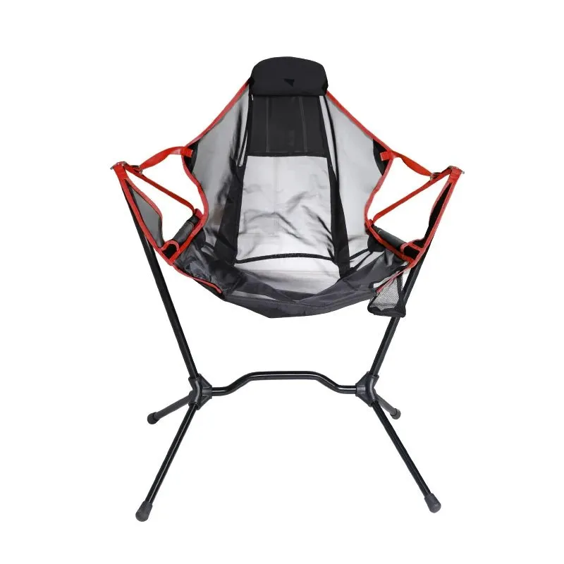 portable outdoor camping and fishing chair with hammock