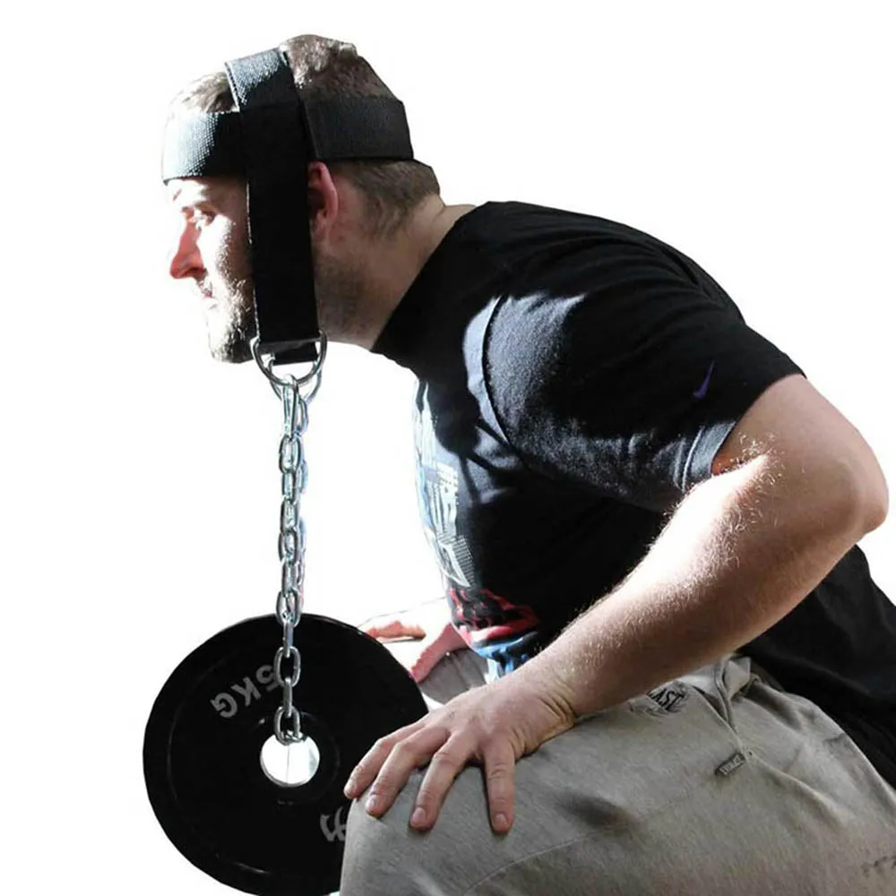 Premium Neck Training Harness for Strength & Muscle Power - Adjustable Head & Neck Weight Lifting Strap - Gym Fitness Equipment for Injury Recovery, Posture & Combat Sports