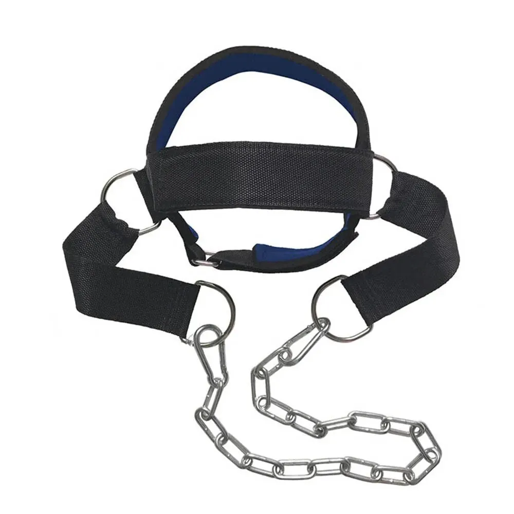 Premium Neck Training Harness for Strength & Muscle Power - Adjustable Head & Neck Weight Lifting Strap - Gym Fitness Equipment for Injury Recovery, Posture & Combat Sports