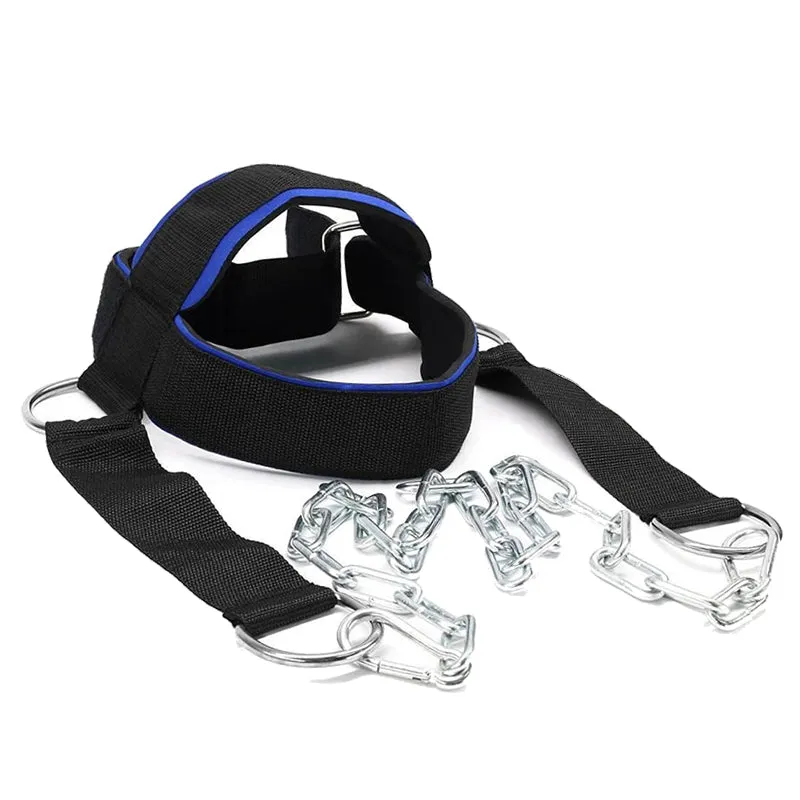 Premium Neck Training Harness for Strength & Muscle Power - Adjustable Head & Neck Weight Lifting Strap - Gym Fitness Equipment for Injury Recovery, Posture & Combat Sports