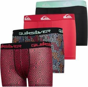 Quiksilver Boys Underwear 4 Pack Boxer Briefs for Boys 6-18 Durable Stretch Breathable Moisture Wicking