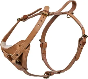 Ray Allen Mfg Signature K9 Leather Tracking Harness, X-Large, Tan