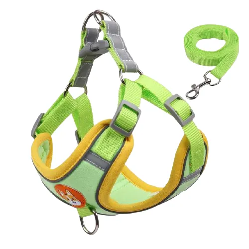 Reflective Dog Harness & Leash Set