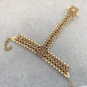Riya Hand Harness - Golden