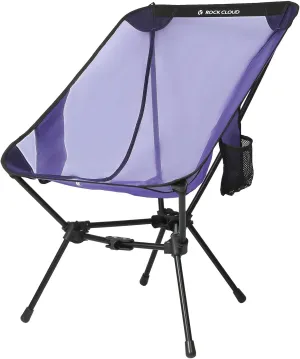 ROCK CLOUD Portable Camping Chair Ultralight Folding Chairs Compact Outdoor for Camp Hiking Backpacking Lawn Beach Sports