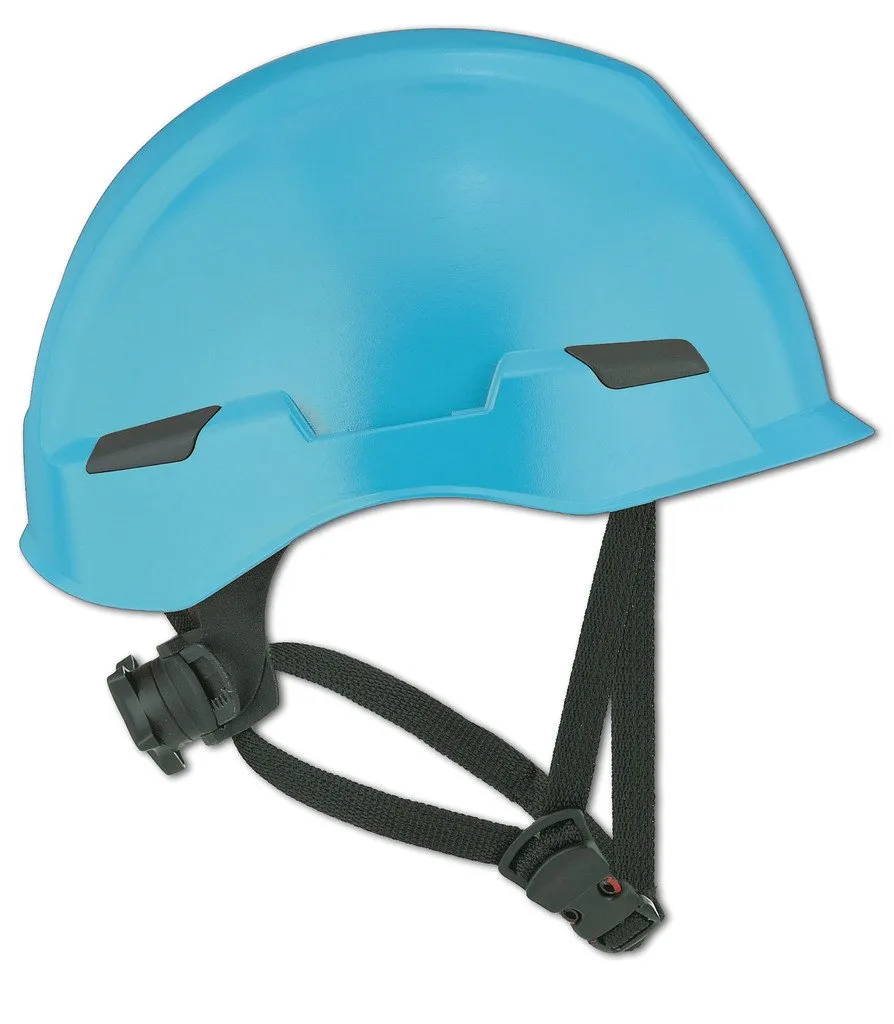 Rocky Industrial Climbing Helmet with Polycarbonate/ABS Sheel, Hi-Density Foam Impact Liner, Ansi Type II and Electrical Class E, One Size, Light Blue, (280-HP142R-06)