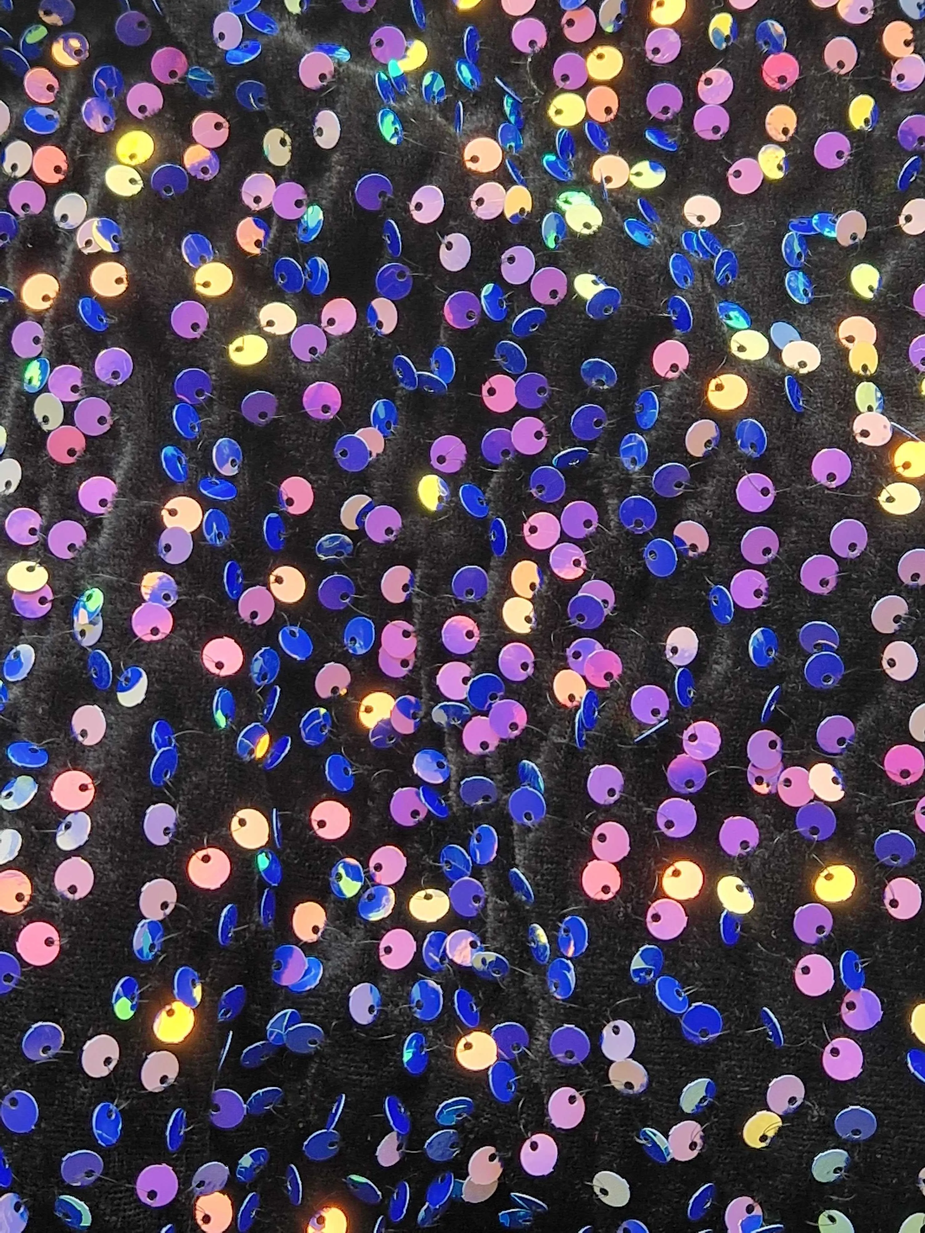 Rolling KI Bodysuit - Iridescent Midnight Sequin