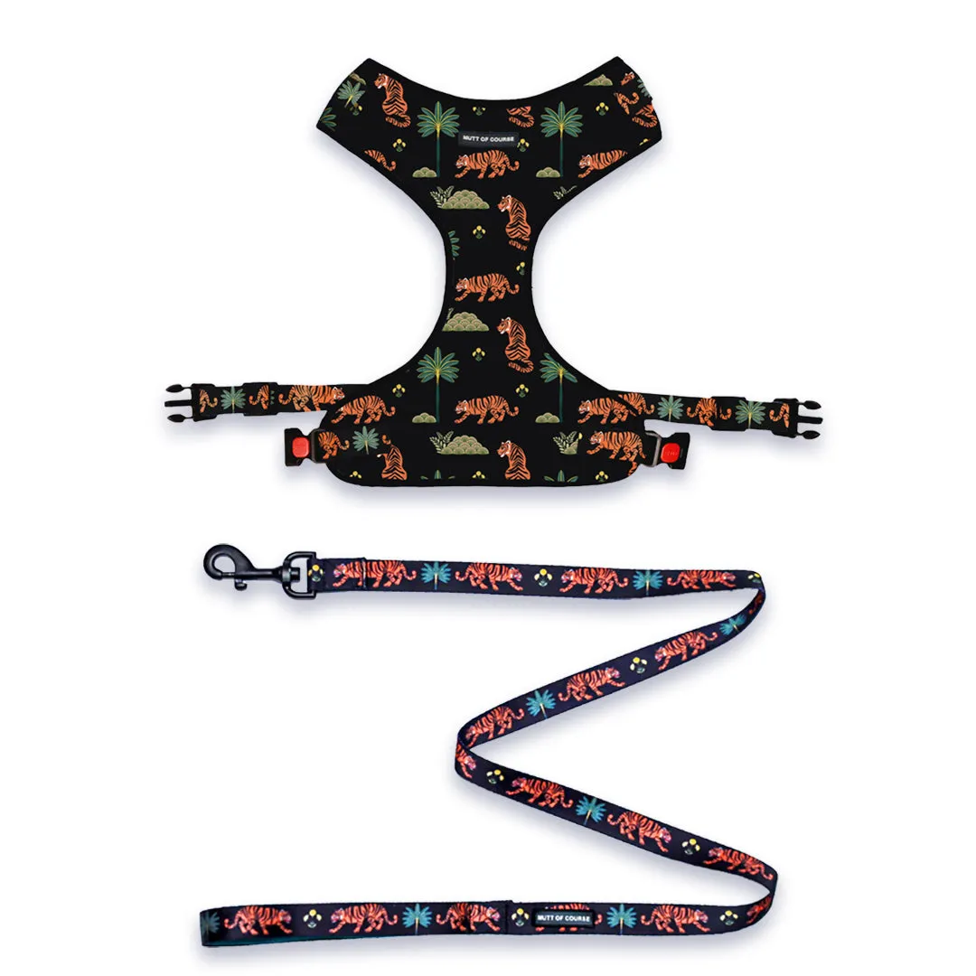 Royal Indian Tiger Vest Harness   Leash Set