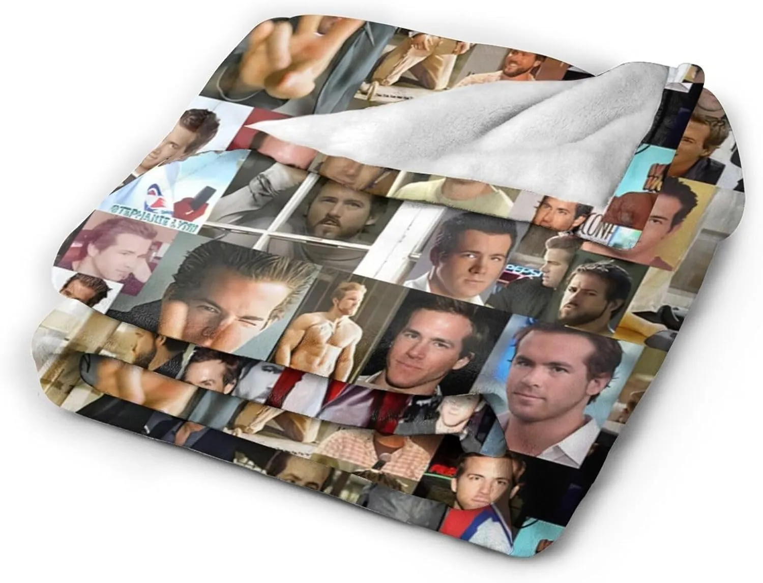 Ryan Reynol%ds Throw Blanket Ultra-Soft Micro Fleece Blankets for Home Outdoor Use Decorative Comfy Sofa Throw Blanket Breathable, All-Season Throw 40"x30"