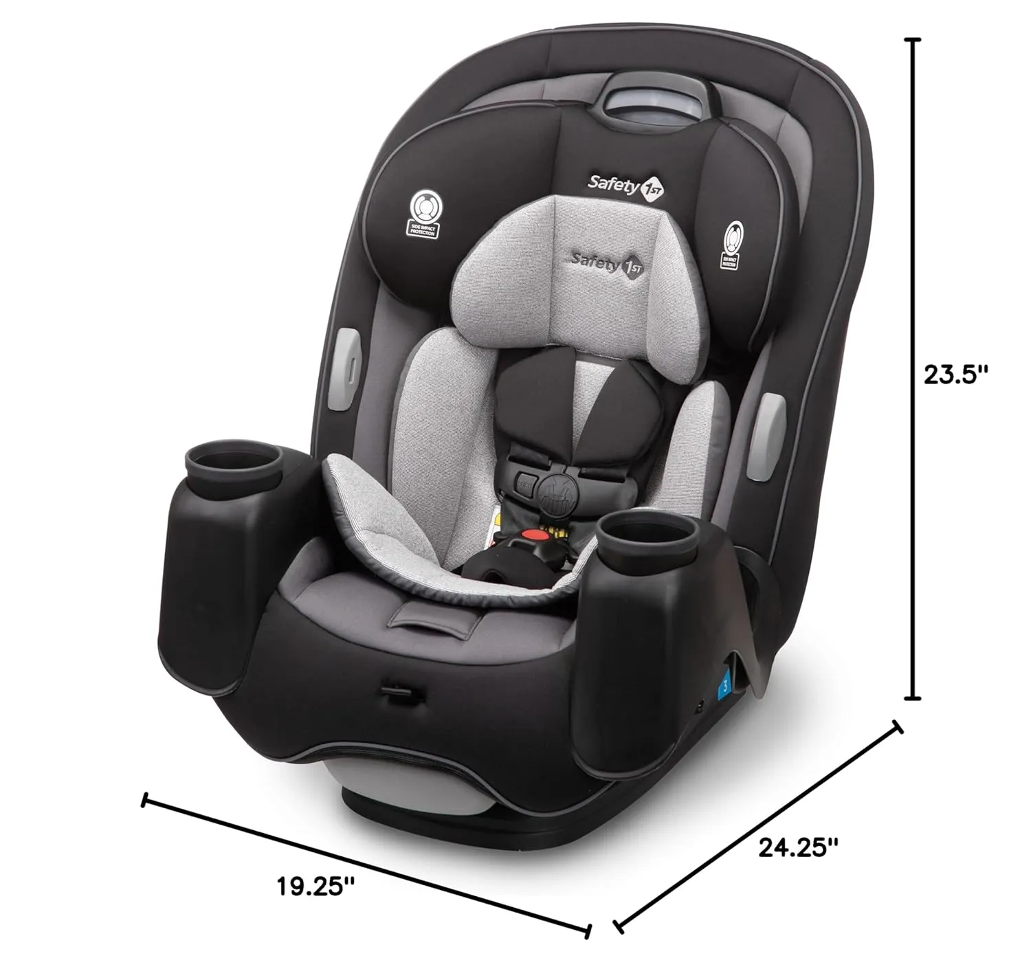 Safety 1st Crosstown DLX All-in-One Convertible Car Seat, Falcon