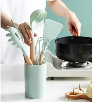 Secure payments with Cooking Handle stick PCs Wooden Silicone Cooking Set Set-Fresh Tool Wireless 12 Non
