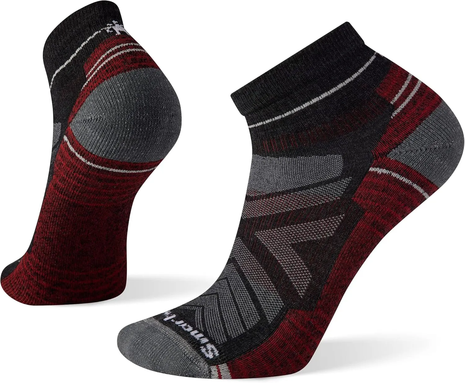 Smartwool Hike Light Cushion Ankle Socks, Charcoal, Large