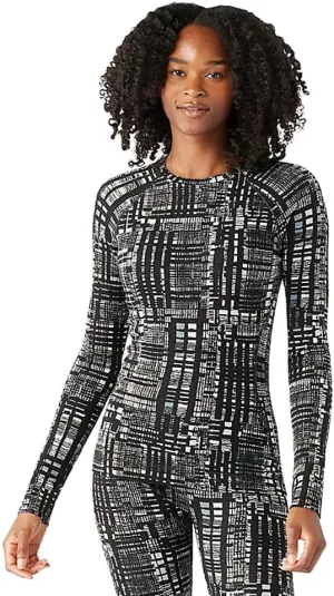 Smartwool Women's Classic Thermal Merino Base Layer Crew, Breathable Merino Wool Long Sleeve Thermal Shirt