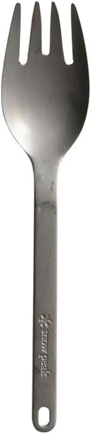 Snow Peak Titanium Foon - Durable and Lightweight Titanium - 1.3 x 6.4 in