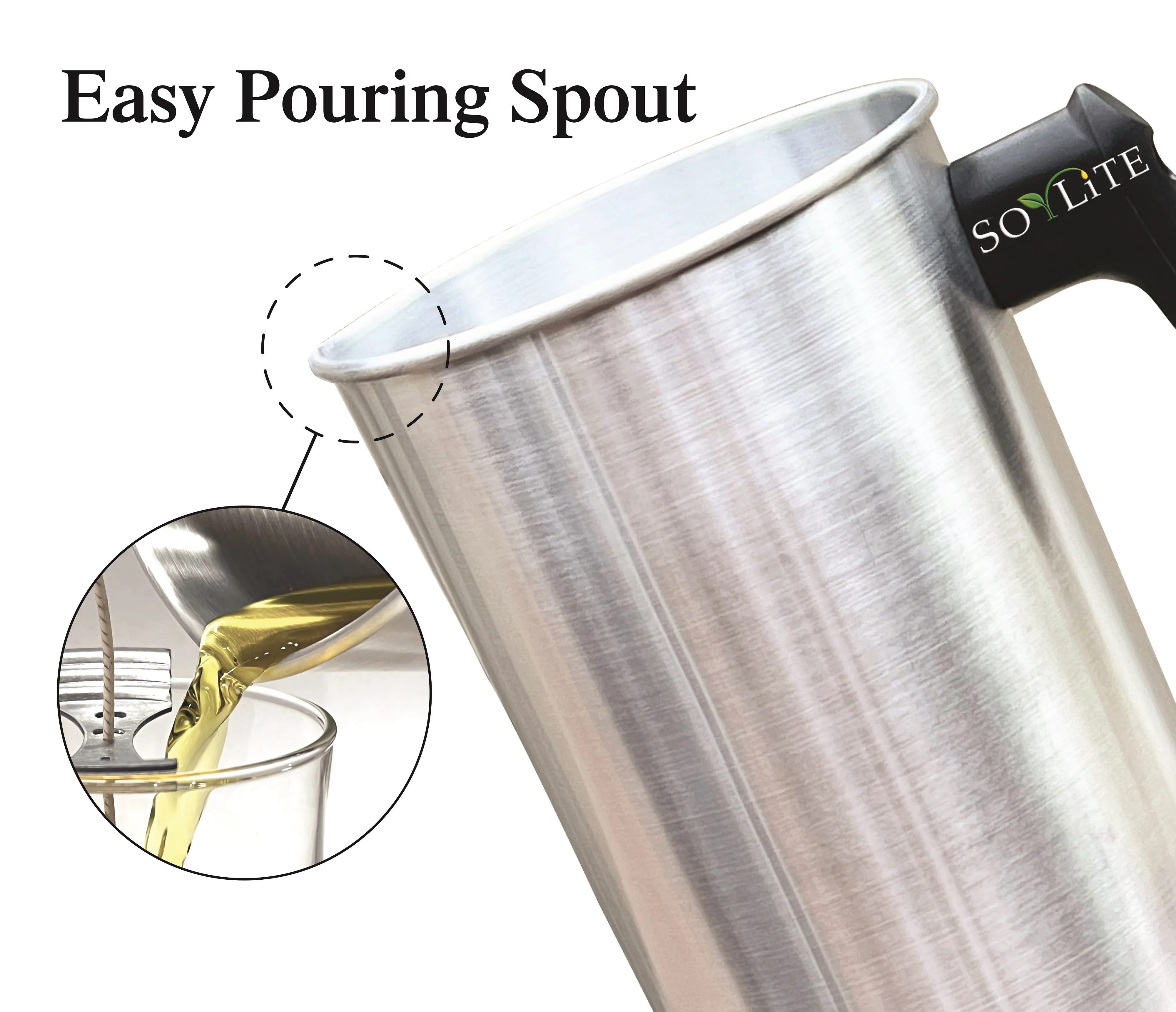Soy Lite Candle Pouring Pot, Wax Melting Picture, Wax Melter Picture