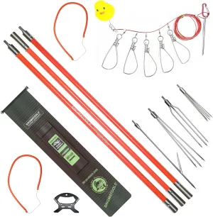 Spearfishing Pole Hawaiian Sling Fishing Spear Set Fiberglass Pole Spear Harpoon Spearfishing Gear