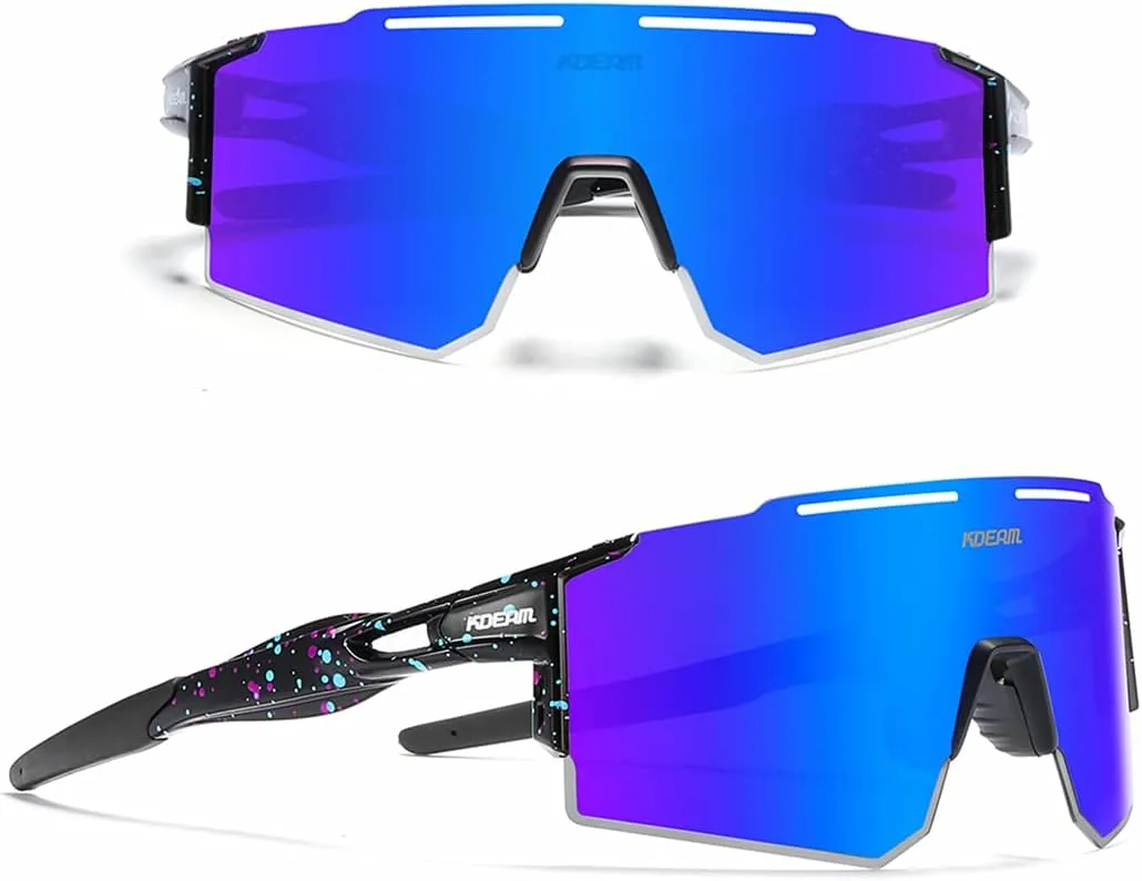 Sports Polarized Sunglasses for Men and Women, Youth Kids Baseball Softball Sunglasses for Cycling, Running
