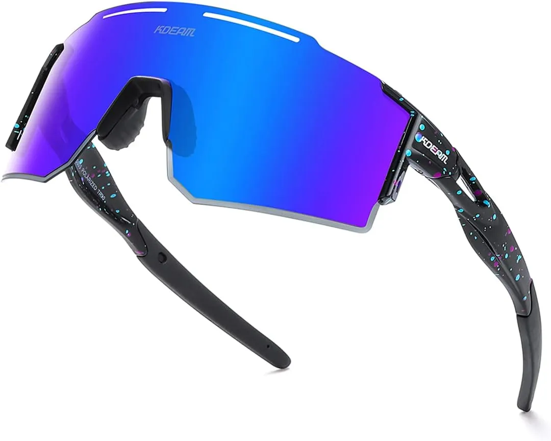 Sports Polarized Sunglasses for Men and Women, Youth Kids Baseball Softball Sunglasses for Cycling, Running