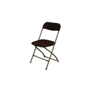 Steel/Poly Folding Chair - Brown