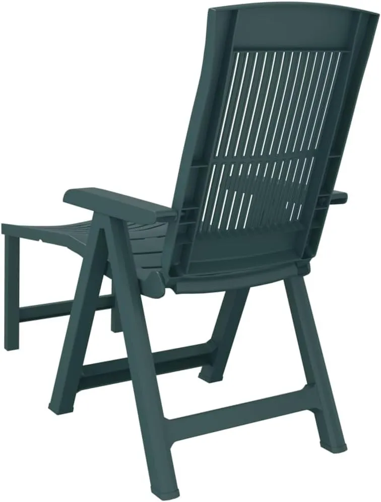 Sun Lounger Green Plastictanning Chair Camping Chairs Patio Chairs Outdoor Lounge chairsSuitable for Gardens, courtyards