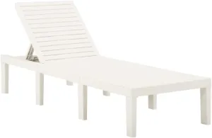 Sun Lounger Plastic Whitetanning Chair Patio Chairs Camping Chairs Outdoor Lounge chairsSuitable for Gardens, courtyards