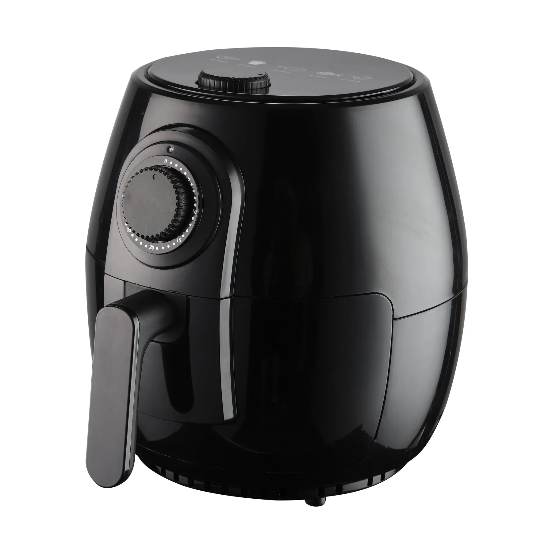 Supersonic National 4.2 Qt Mechanical Air Fryer with 5 Preset Cooking Functions (NA-3002AF)