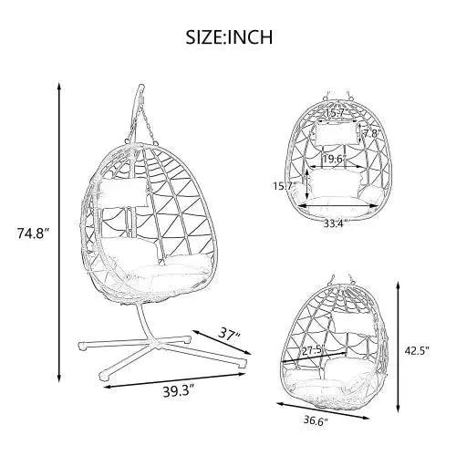 Swing Egg Chair with Stand