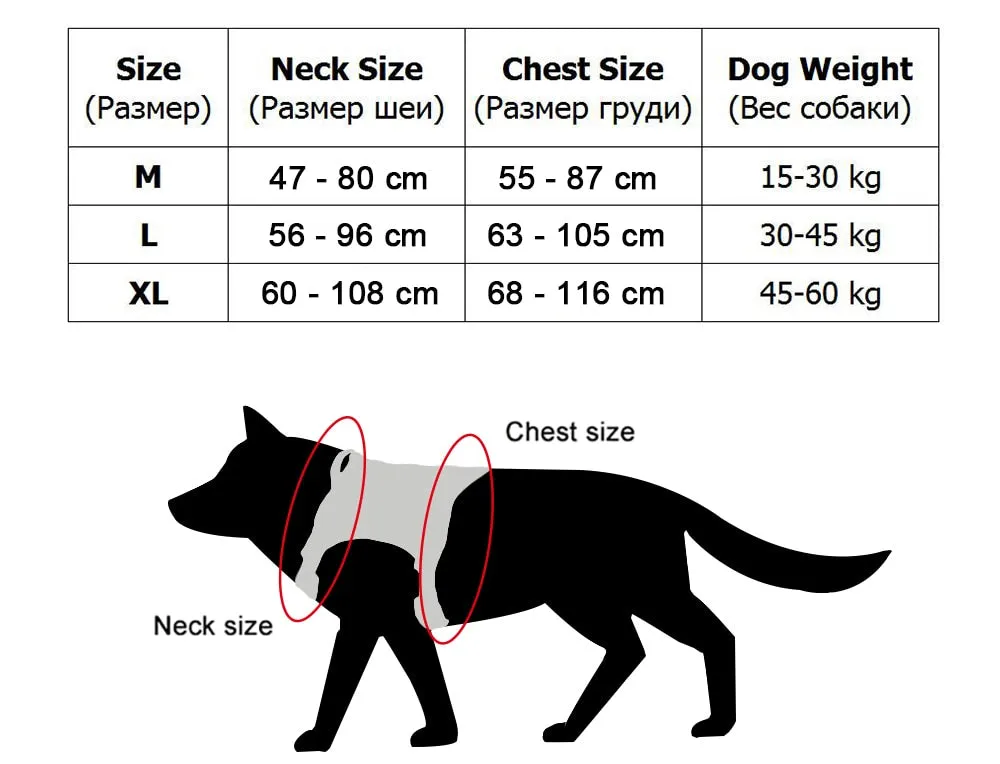 Tactical Dog Harness Vest With Leash and Accessories