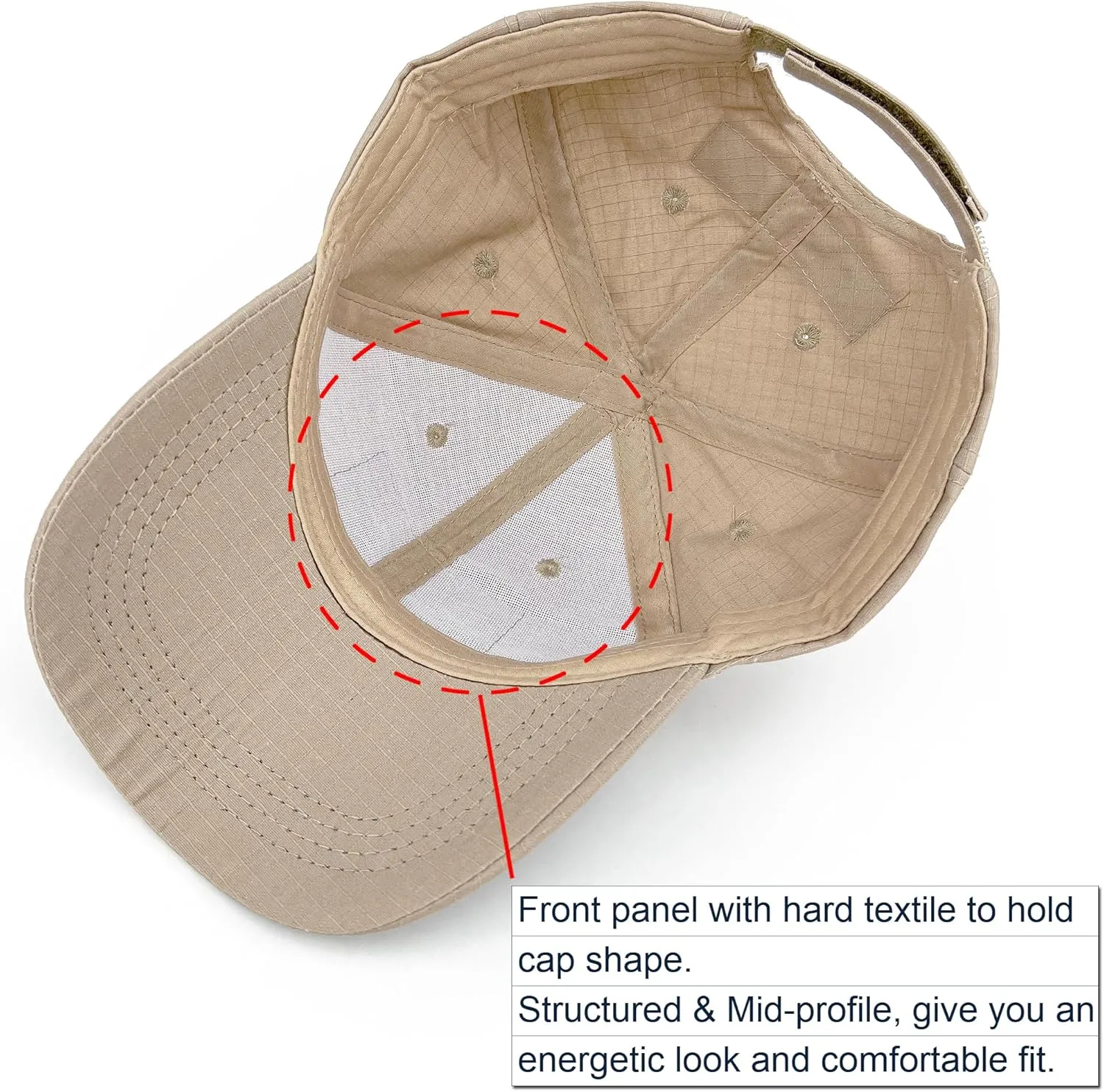 Tactical Military Mens Camo Baseball Hat with American Flag Skull Patch Patriotic Operator Camouflage Cap for Women
