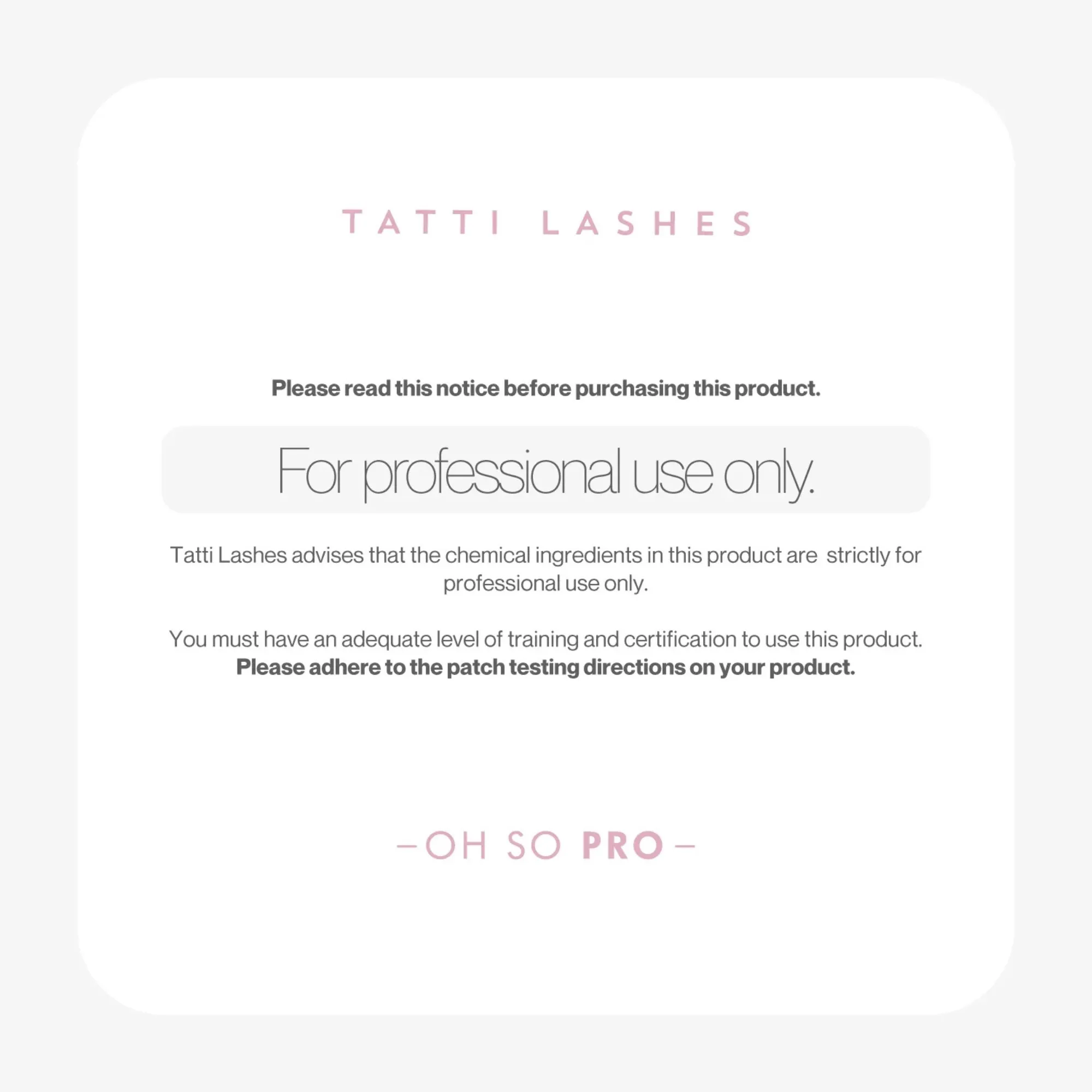 Tatti Lashes - Eyelash Extension Cream Glue Remover 5g