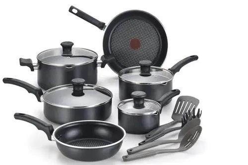 Tefal Comfort Non-Stick Black 14pc Cookware Set