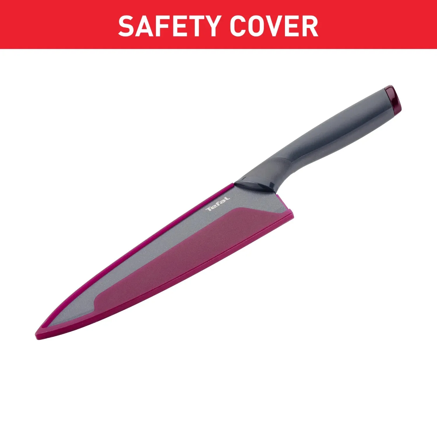 Tefal Fresh Kitchen Non-Stick Stainless Steel Chef's Knife 20cm K1220205