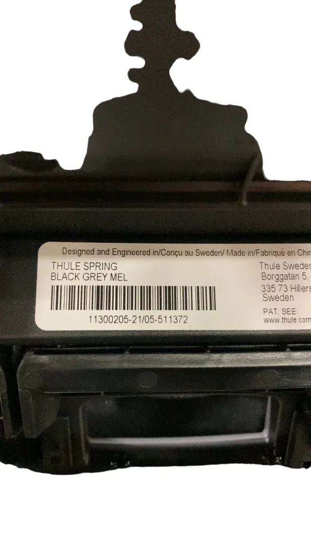 Thule Spring Stroller, 2021, Black, Gray Melange