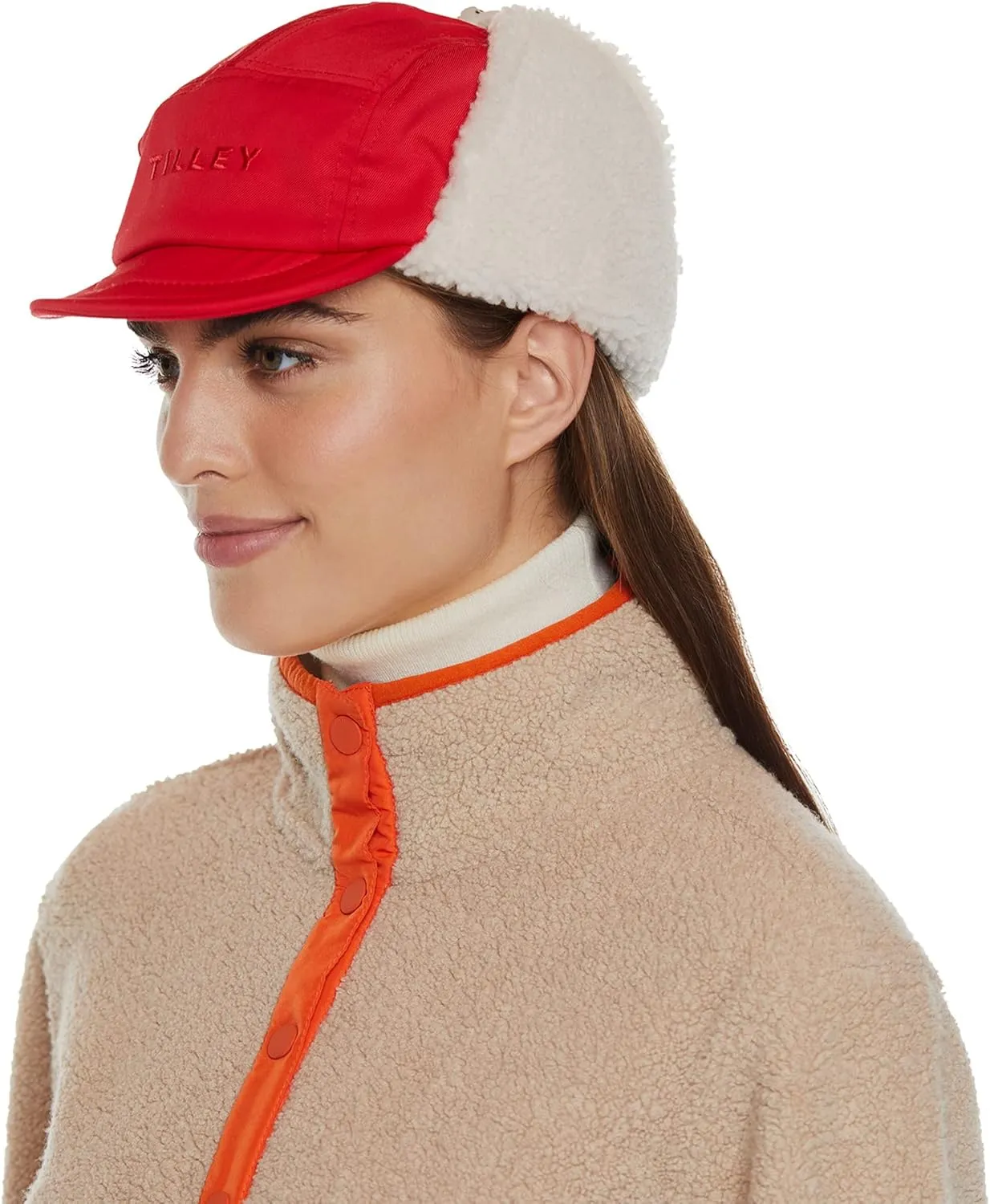 Tilley Unisex Winter Rove Aviator Hat, Fleece-Lined, Built for Extreme