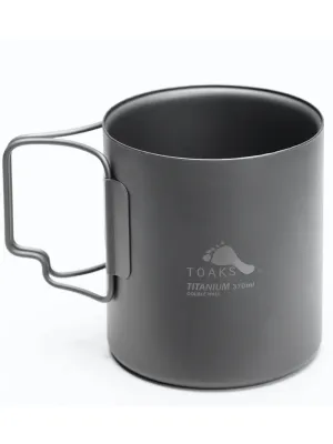 Titanium 370ml Double Wall Cup