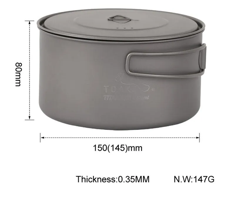 Titanium Cooking Pot Tosuk