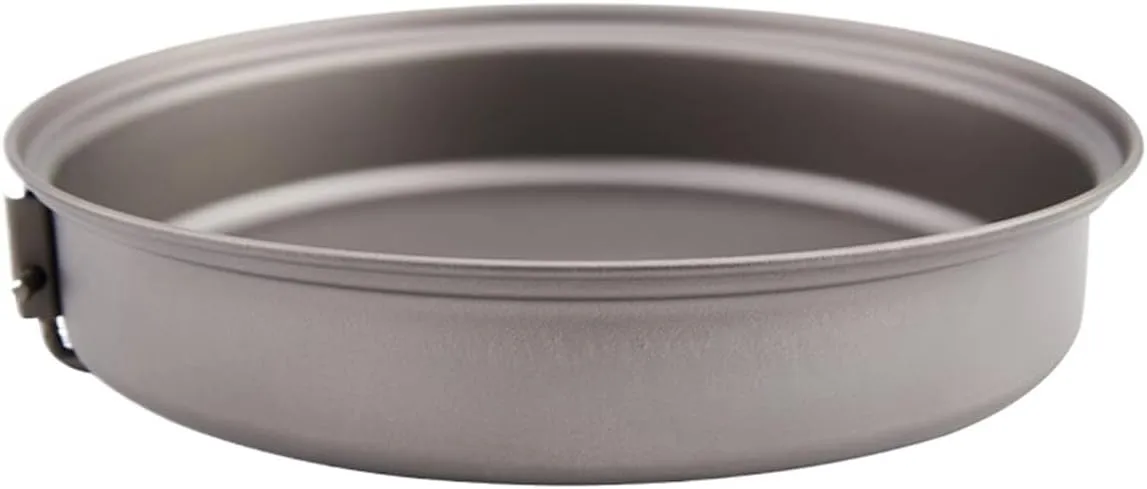 TITANIUM FRYING PAN Outdoor Camping Picnic Lightweight Equipment，Compatible For TOAKS Gear PAN-115 PAN-130 PAN-145(PAN-145)