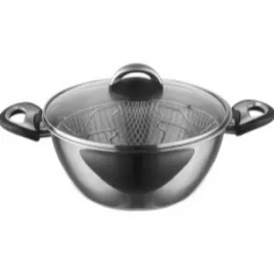 Titanium Frying Pot & Basket 24cm