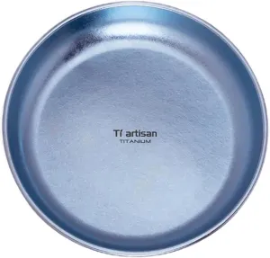 Titanium Plate Camping Picnic Tableware 27fl oz Cooking Utensils Extremely Light Dishes Bowl 110g (TA8220B)