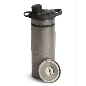 Titanium Water Purifier Bottle - Ultimate Filter for Outdoor Adventures!