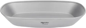 titaniumsPlate, Reusabletitaniums Pan, Dinner Plate, Dish for Outdoor Camping Portable Tableware Pasta Salad Plate Dishwasher Safe (Titanium Color)