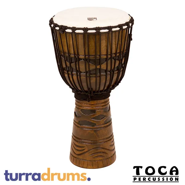 Toca Origins Series 12" Rope-Tuned Wooden Djembe