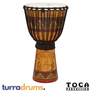 Toca Origins Series 12" Rope-Tuned Wooden Djembe