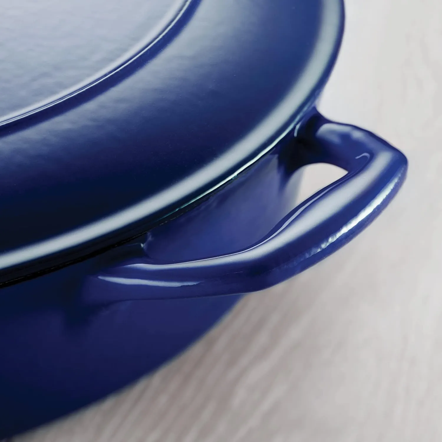 Tramontina Enameled Cast Iron Braiser Pan with Lid, 4-quart, Blue
