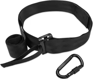 Tree Strap for Hunter Safety System Quick-Connect, Climbing Tree Stand Hunting Harness Belt with Safety Carabiner, Outdoor Hunting Equipment Accessories